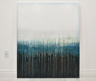 Original art for sale at UGallery.com | Morning Kiss by Lisa Carney | $2,650 | acrylic painting | 48' h x 40' w | thumbnail 3