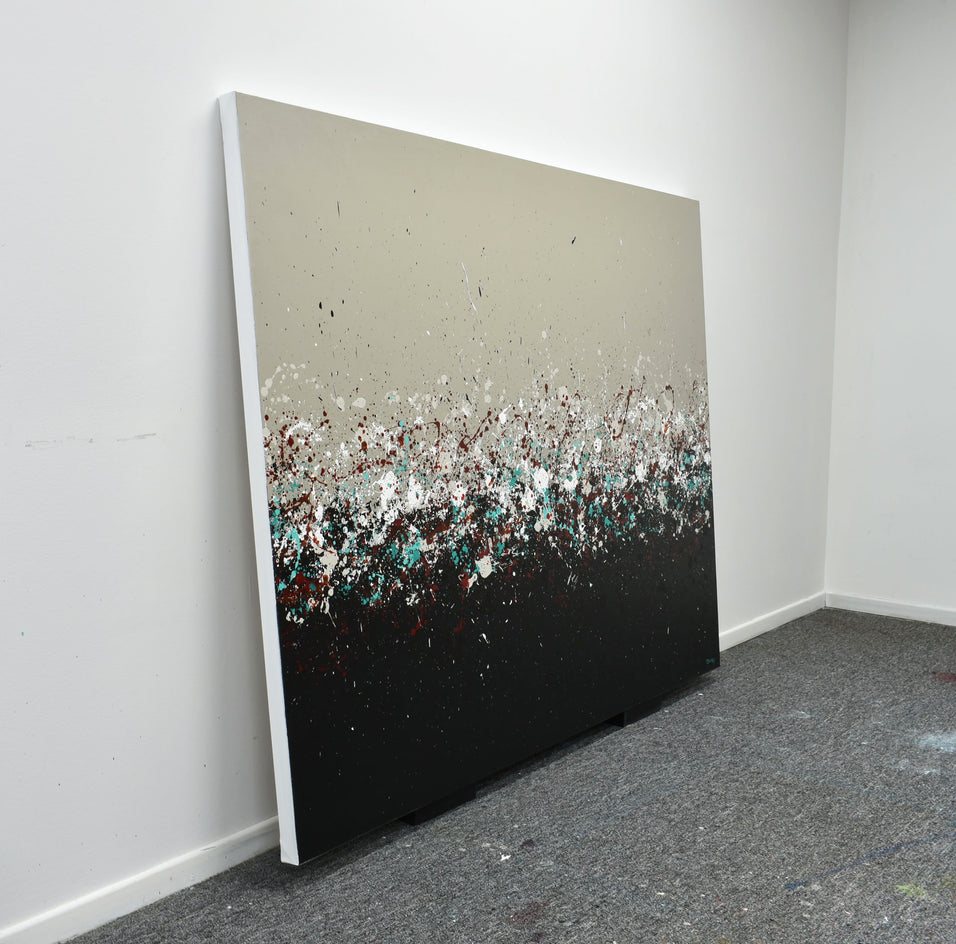 Sand Reef by Lisa Carney |  Side View of Artwork 