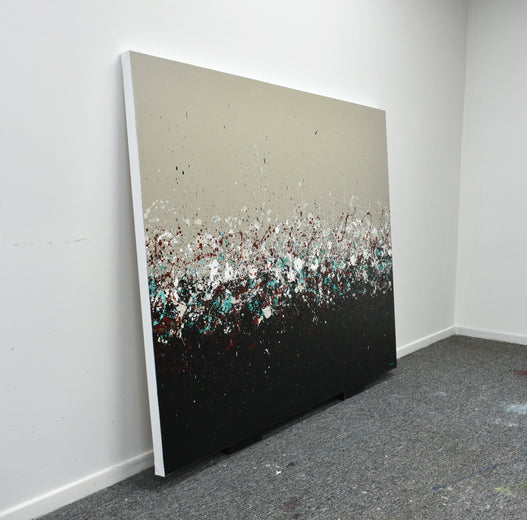 Sand Reef by Lisa Carney |  Side View of Artwork 