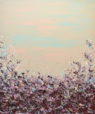 Original art for sale at UGallery.com | Sangria Splash by Lisa Carney | $2,600 | acrylic painting | 48' h x 40' w | thumbnail 1