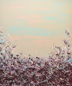 acrylic painting by Lisa Carney titled Sangria Splash