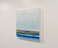 Original art for sale at UGallery.com | Winter Coast by Lisa Carney | $650 | acrylic painting | 16' h x 16' w | thumbnail 2