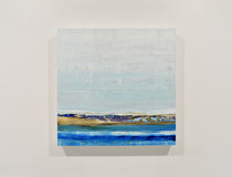 Original art for sale at UGallery.com | Winter Coast by Lisa Carney | $650 | acrylic painting | 16' h x 16' w | thumbnail 3