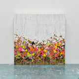 Original art for sale at UGallery.com | Winterberry by Lisa Carney | $525 | acrylic painting | 12' h x 12' w | thumbnail 3