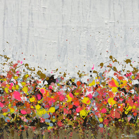 acrylic painting by Lisa Carney titled Winterberry