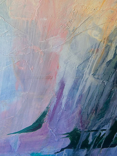 Beginnings at Kalalau by Lisa Crosby |   Closeup View of Artwork 