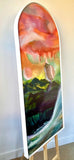 Original art for sale at UGallery.com | Heaven Touches Kawela by Lisa Crosby | $2,100 | oil painting | 46.5' h x 22' w | thumbnail 2