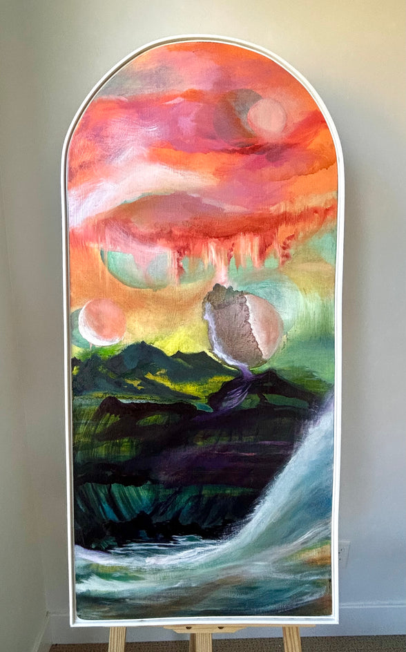 Heaven Touches Kawela by Lisa Crosby |  Context View of Artwork 