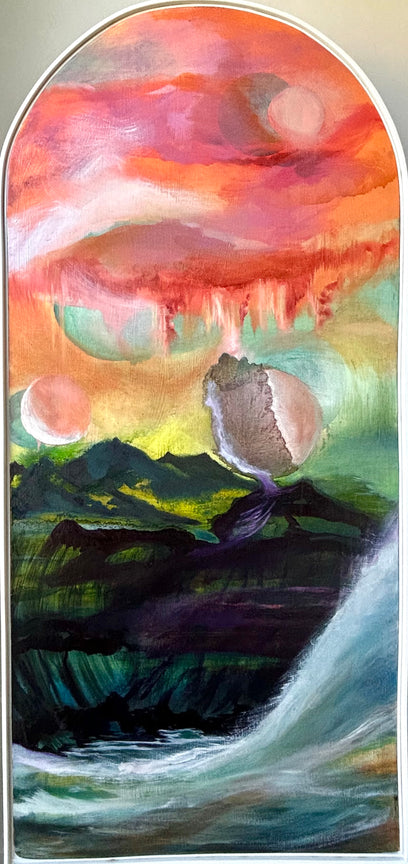 Heaven Touches Kawela by Lisa Crosby | Artwork Main Image