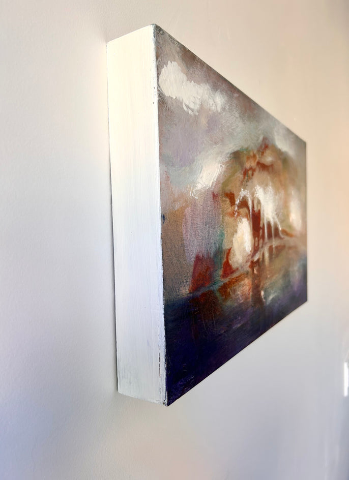 Reflect by Lisa Crosby |  Side View of Artwork 