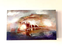 Original art for sale at UGallery.com | Reflect by Lisa Crosby | $375 | oil painting | 10' h x 16' w | thumbnail 3