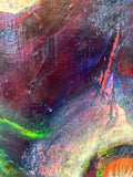 Original art for sale at UGallery.com | Sunrise Evolution by Lisa Crosby | $1,550 | oil painting | 30' h x 30' w | thumbnail 4