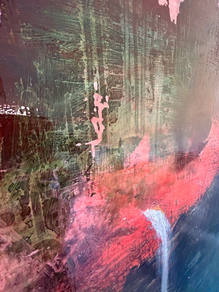 Unlikely Refresh by Lisa Crosby |  Closeup View of Artwork 