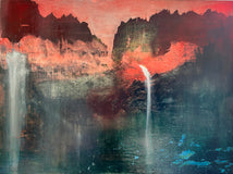 Original art for sale at UGallery.com | Unlikely Refresh by Lisa Crosby | $3,125 | oil painting | 35' h x 48' w | thumbnail 1