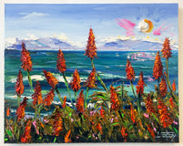 Original art for sale at UGallery.com | A Day in the Bay by Lisa Elley | $800 | oil painting | 16' h x 20' w | thumbnail 3