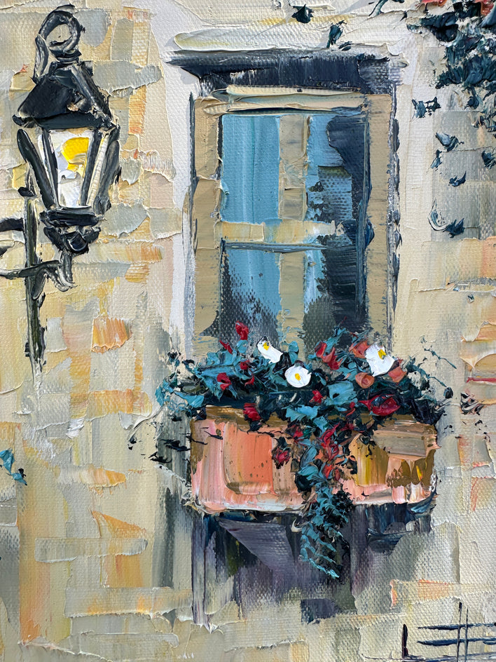 A Window to Italy by Lisa Elley |  Closeup View of Artwork 