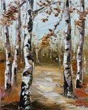 Original art for sale at UGallery.com | Autumn Sienna Glow by Lisa Elley | $800 | oil painting | 20' h x 16' w | thumbnail 1