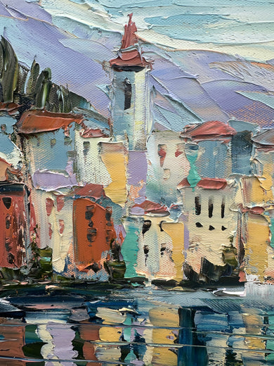 Colors of Italy by Lisa Elley |   Closeup View of Artwork 