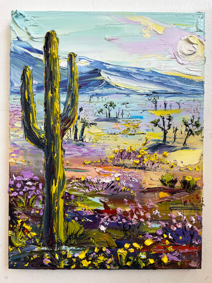 Desert Bloom by Lisa Elley |  Context View of Artwork 