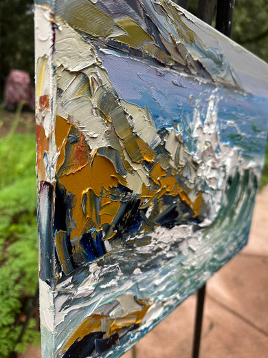Echoes of the Tide by Lisa Elley |  Side View of Artwork 