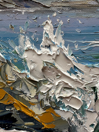 Echoes of the Tide by Lisa Elley |   Closeup View of Artwork 