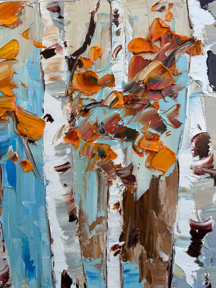 Effervescence of Fall by Lisa Elley |  Closeup View of Artwork 