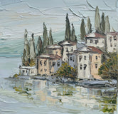 Original art for sale at UGallery.com | Italian Reflection by Lisa Elley | $575 | oil painting | 12' h x 12' w | thumbnail 1