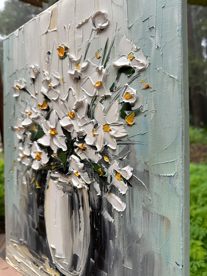 Love of My Life by Lisa Elley |  Side View of Artwork 