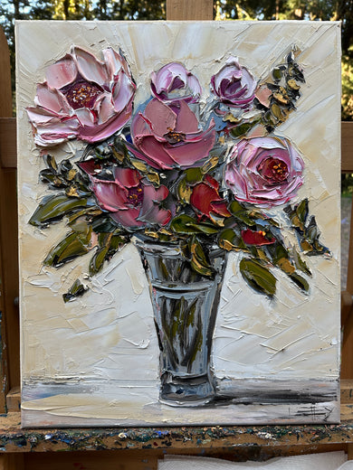 Petals at First Light by Lisa Elley |  Context View of Artwork 