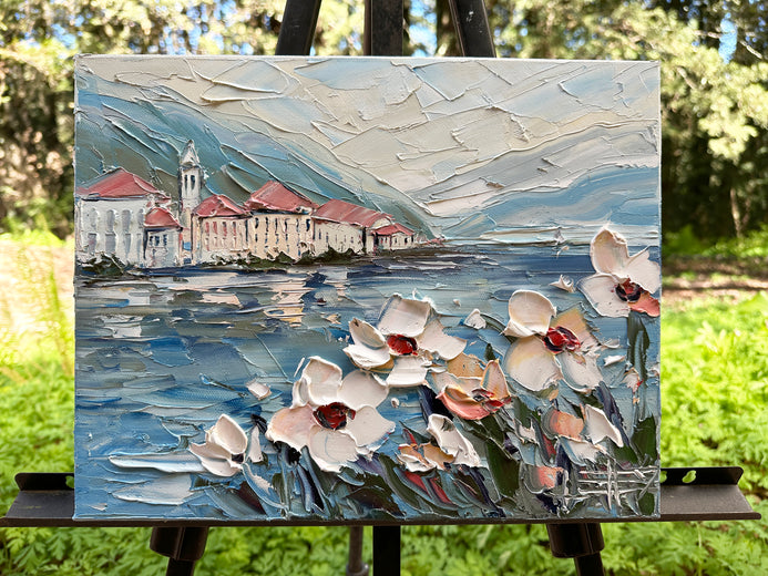 Petals on the Breeze by Lisa Elley |  Context View of Artwork 