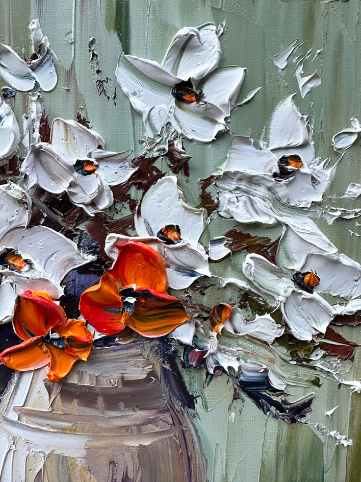 Radiance in the Quiet by Lisa Elley |  Closeup View of Artwork 