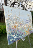 Original art for sale at UGallery.com | Seaside Meadow by Lisa Elley | $1,100 | oil painting | 18' h x 24' w | thumbnail 2
