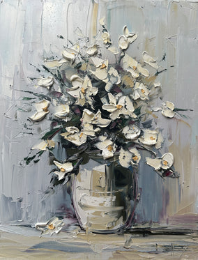 Original art for sale at UGallery.com | Softly Gathered by Lisa Elley | $700 | oil painting | 18' h x 14' w