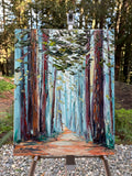 Original art for sale at UGallery.com | The Light Walked With Me by Lisa Elley | $1,100 | oil painting | 20' h x 16' w | thumbnail 3