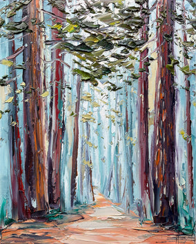 Original art for sale at UGallery.com | The Light Walked With Me by Lisa Elley | $1,100 | oil painting | 20' h x 16' w