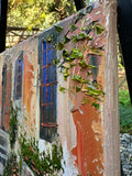 Original art for sale at UGallery.com | The Quiet Garden Bench by Lisa Elley | $675 | oil painting | 12' h x 12' w | thumbnail 4