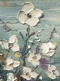 Original art for sale at UGallery.com | Violet Whisper, Lake Como by Lisa Elley | $750 | oil painting | 18' h x 14' w | thumbnail 4