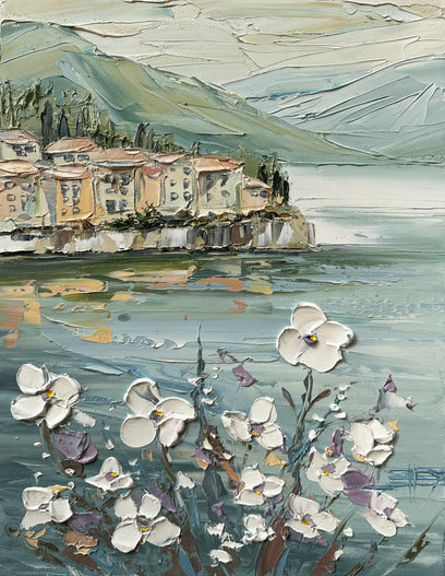Violet Whisper, Lake Como by Lisa Elley | Artwork Main Image