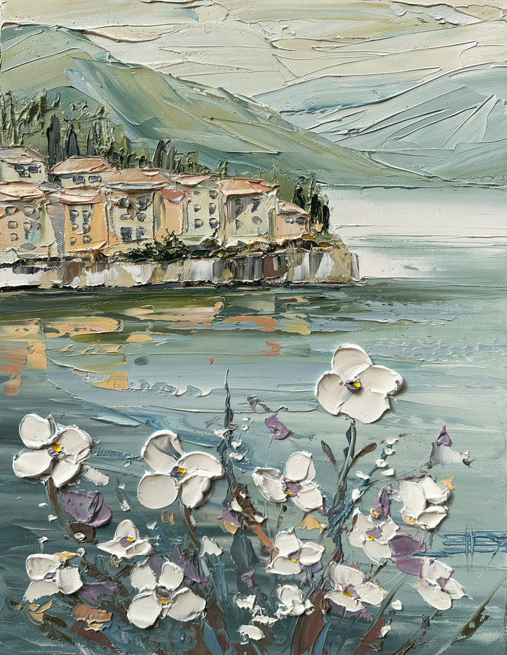 Violet Whisper, Lake Como by Lisa Elley |  Artwork Main Image 