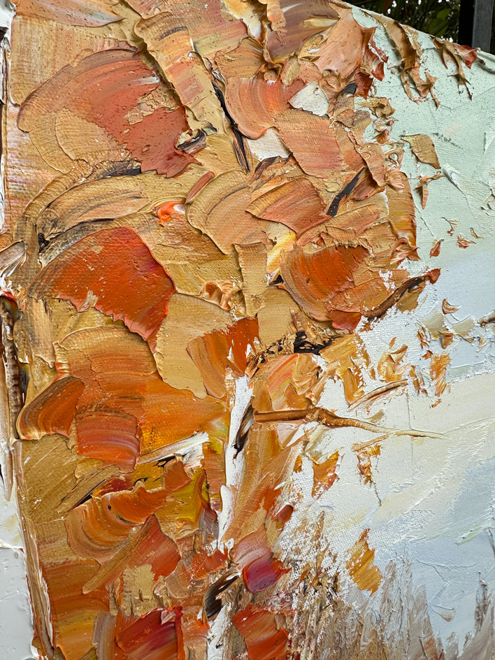 Whispers of Fall by Lisa Elley |  Closeup View of Artwork 