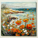 Original art for sale at UGallery.com | Wildflower Coast by Lisa Elley | $1,300 | oil painting | 36' h x 36' w | thumbnail 3