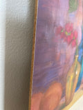 Original art for sale at UGallery.com | Just Peachy by Lisa Nielsen | $475 | oil painting | 12' h x 12' w | thumbnail 2
