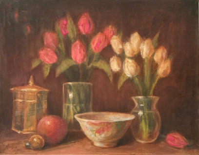 Tranquil with Tulips by Lisa Nielsen | Artwork Main Image