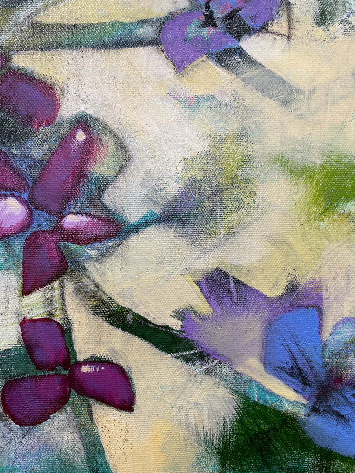 Spring Muse by Lynn Goldstein |  Closeup View of Artwork 