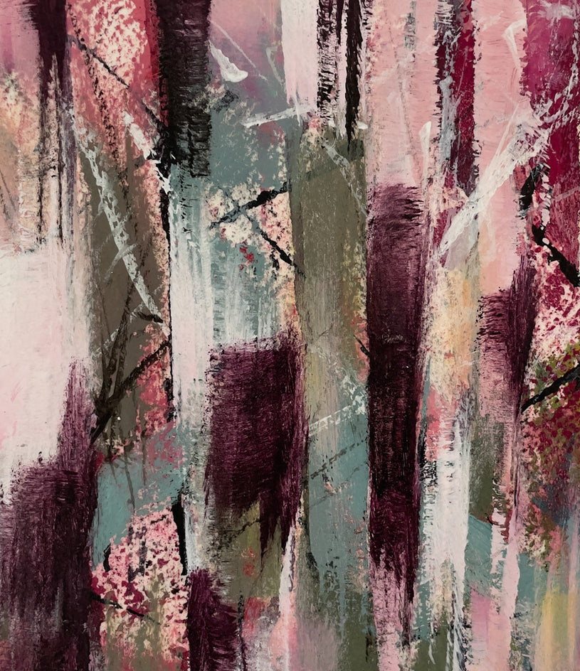 Tree Whisperer by Lynn Goldstein |  Closeup View of Artwork 
