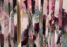 Original art for sale at UGallery.com | Tree Whisperer by Lynn Goldstein | $550 | acrylic painting | 7.5' h x 11' w | thumbnail 1