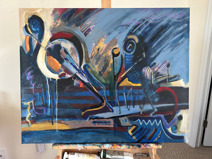 Composed in Color by Lynne Meneses |  Context View of Artwork 