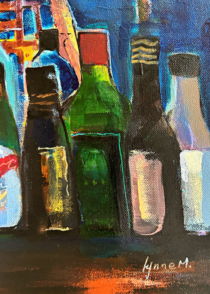 Saltwater Spirits by Lynne Meneses |  Closeup View of Artwork 