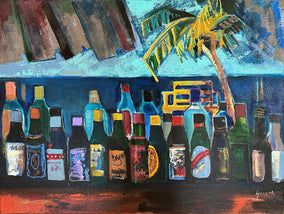 Original art for sale at UGallery.com | Saltwater Spirits by Lynne Meneses | $1,100 | acrylic painting | 18' h x 24' w