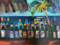 Original art for sale at UGallery.com | Saltwater Spirits by Lynne Meneses | $1,100 | acrylic painting | 18' h x 24' w | thumbnail 1